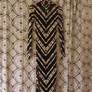 AFRM Shailene Turtle Neck Mesh Dress with Slip